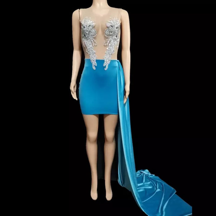 Black Girl Homecoming Dress 2022 Fuchsia Velvet Illusion Back with Long Skirt