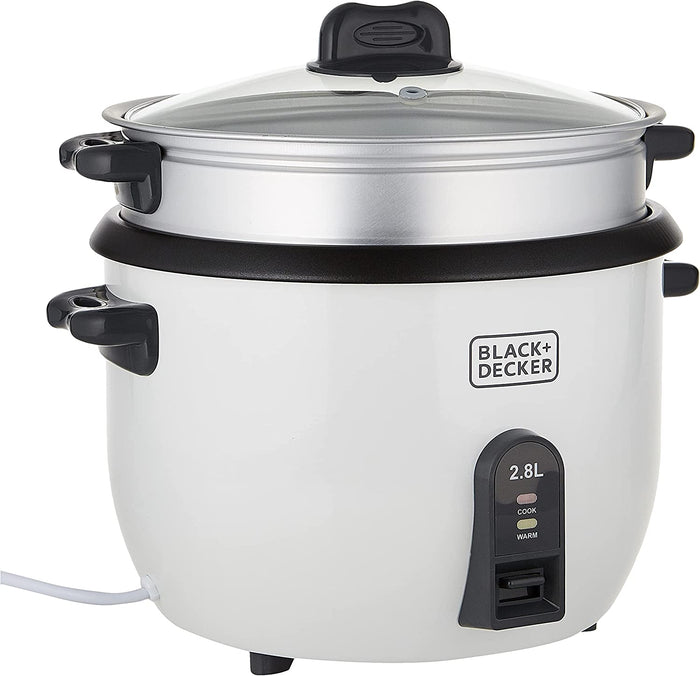Black+Decker RC2850 1100W 2.8L 11.8 Cup Rice Cooker (Non-USA Compliant)
