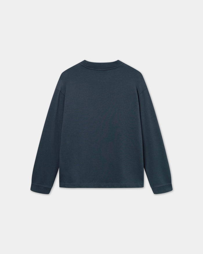 Bliss Mock Neck, Men - Sea Storm