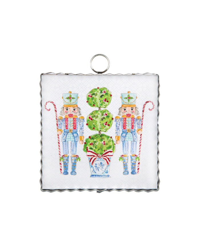 Blue Nutcracker Charm