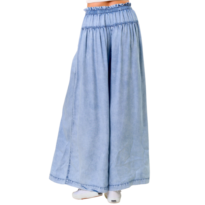 Blue Skies Wide Leg Pants w/ Tencel