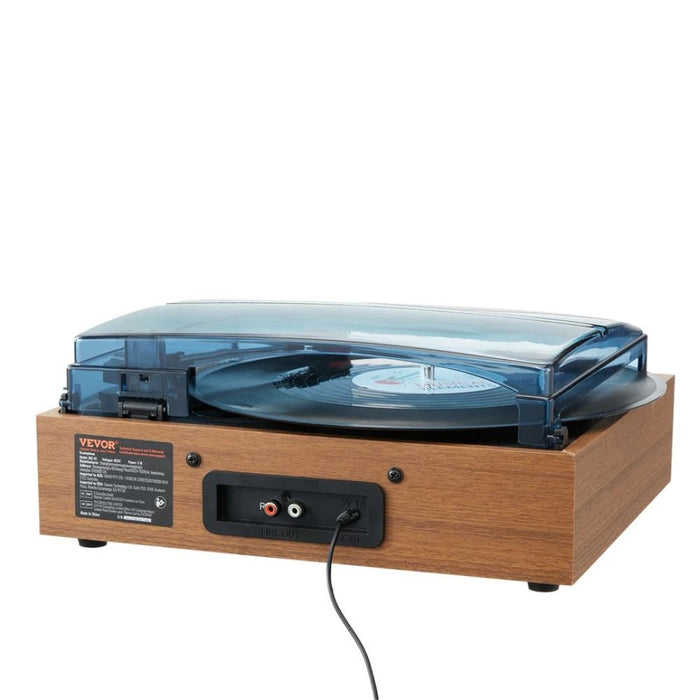 Bluetooth Vinyl Turntable Record Player with Speakers