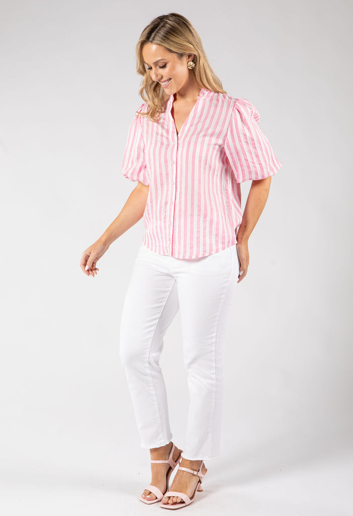 Bonbon Striped Blouse