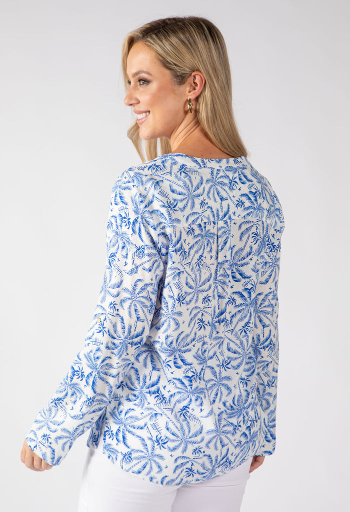 Boni Palm Print Blouse