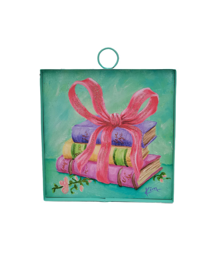 Books & Bow Charm