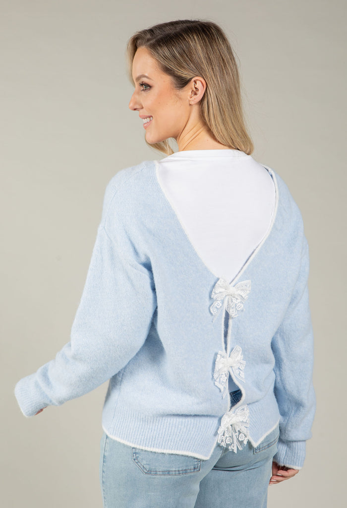 Bow Detail Knit Jumper