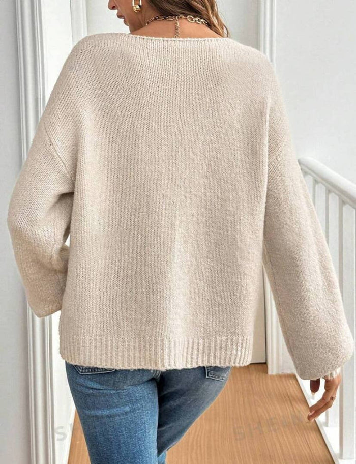 Bow Tie Soft Sweater Jacket