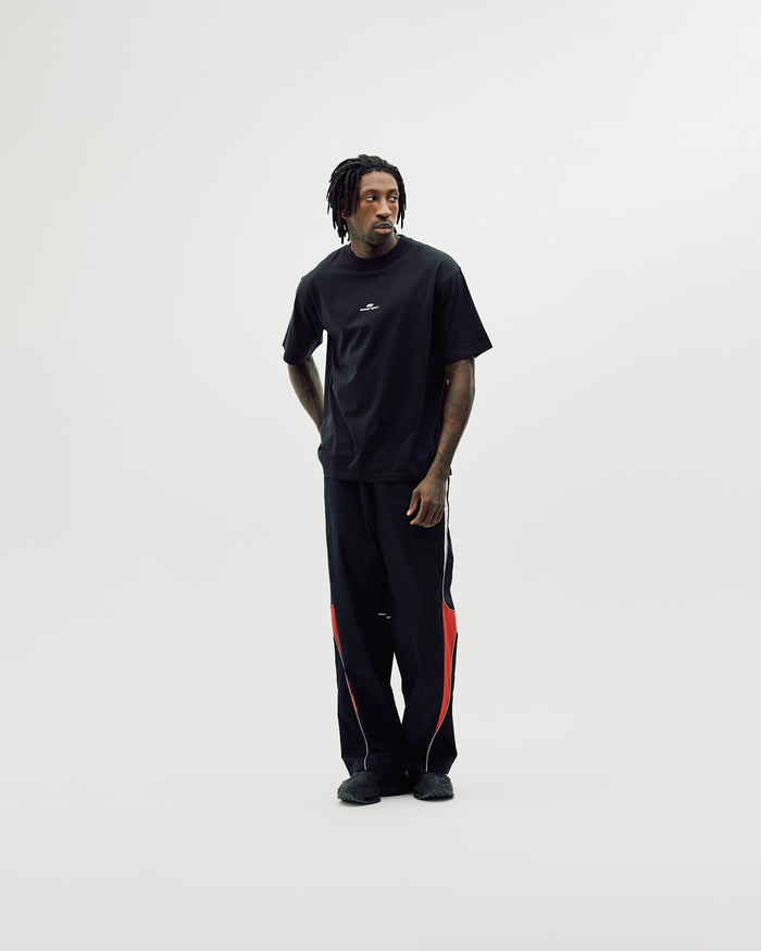Box Fit Athletic Logo Tee, Men - Black