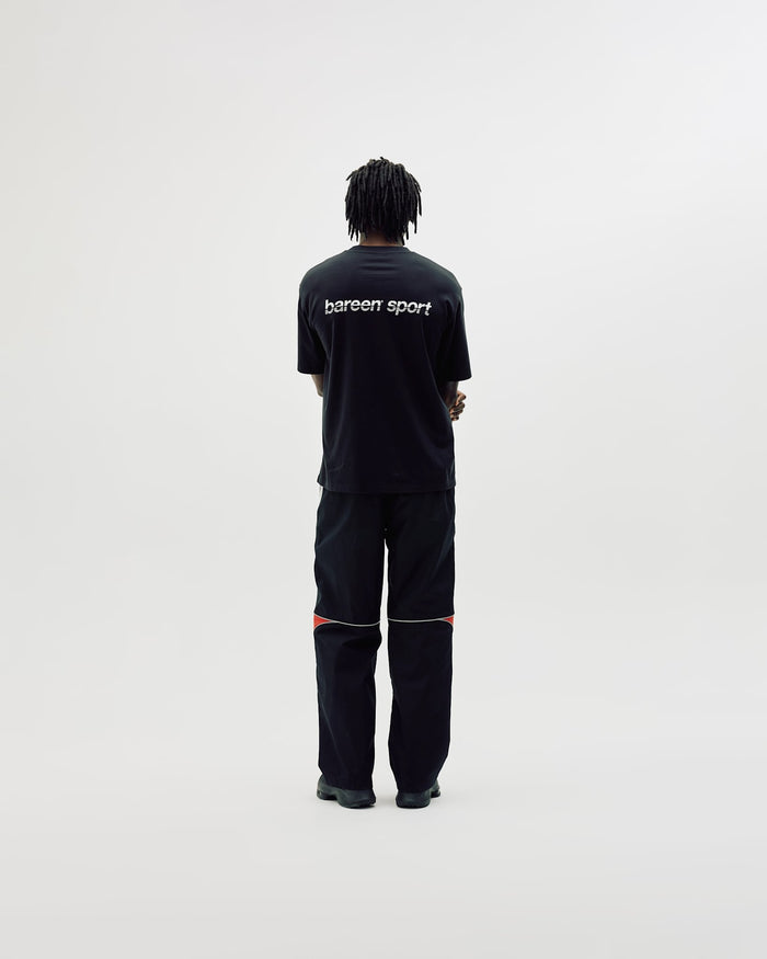 Box Fit Athletic Logo Tee, Men - Black
