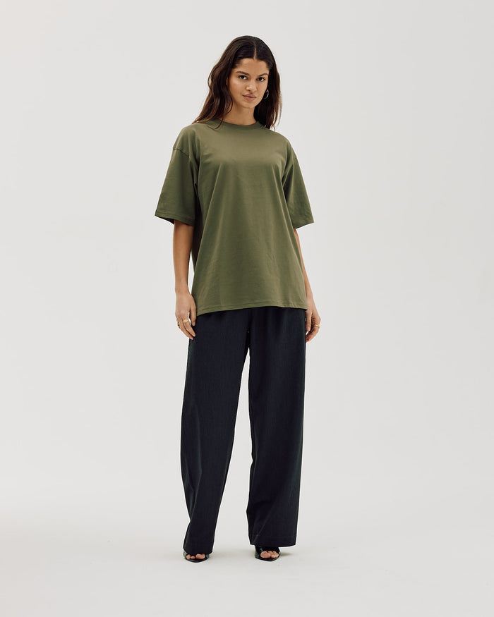 Box Fit Heavy, Women - Olive Green