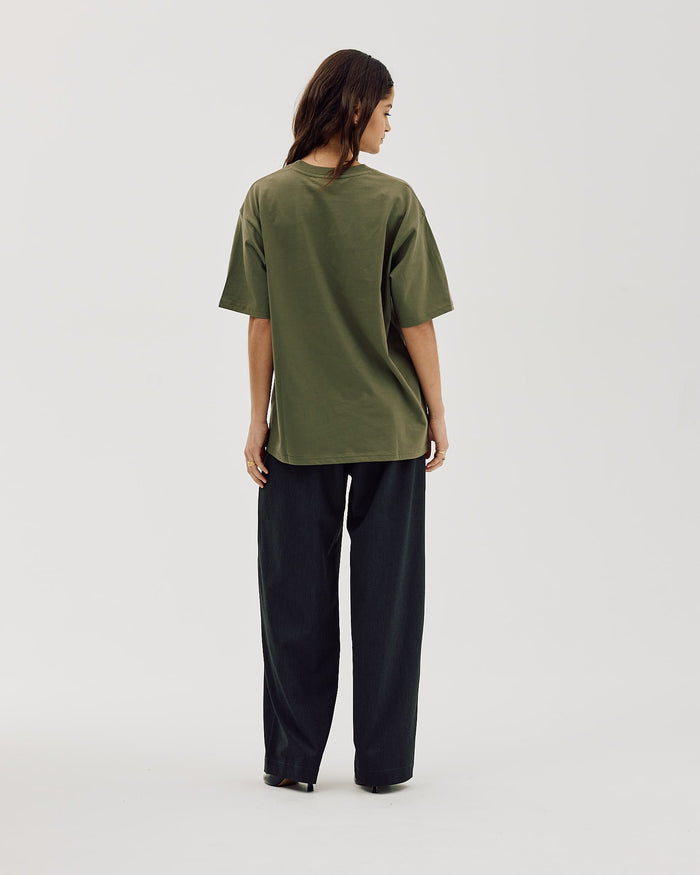 Box Fit Heavy, Women - Olive Green