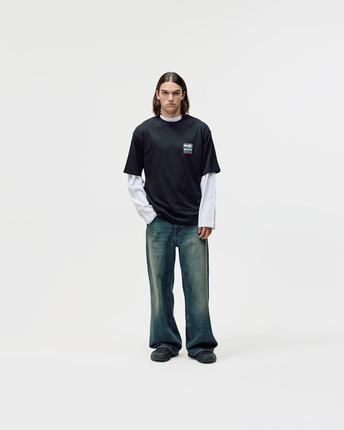 Box Fit T-shirt, Men - Duality - Black