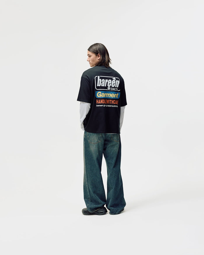 Box Fit T-shirt, Men - Duality - Black