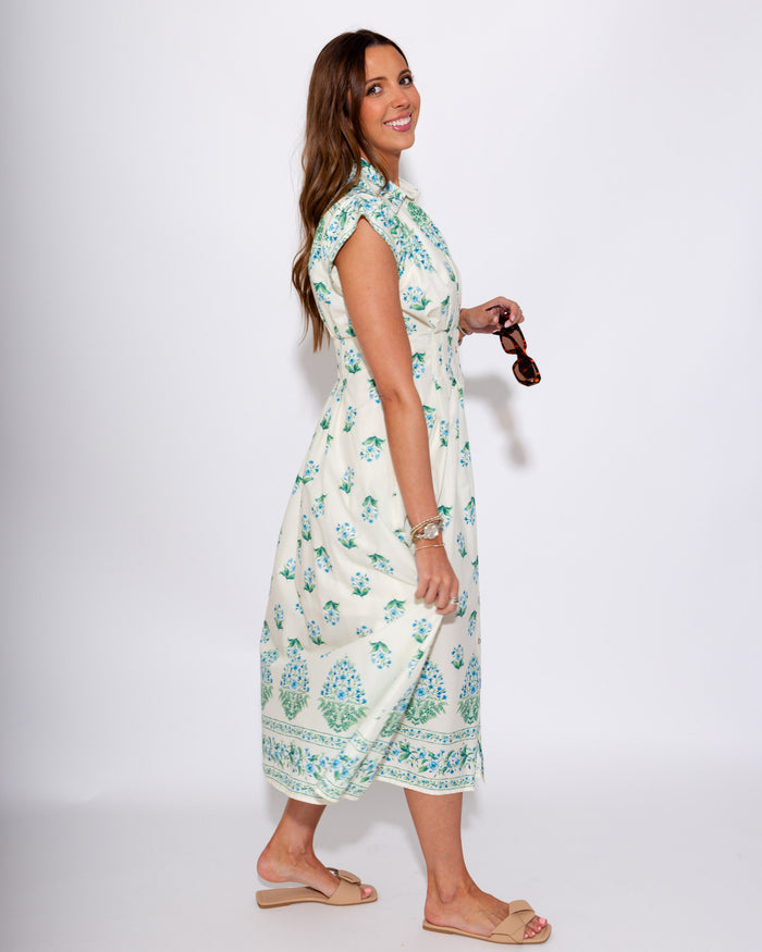 Breezy Botanical Maxi Dress