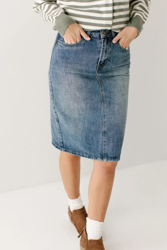 Brooke Denim Skirt