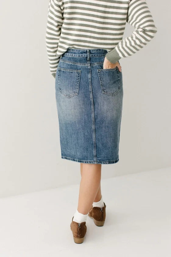 Brooke Denim Skirt