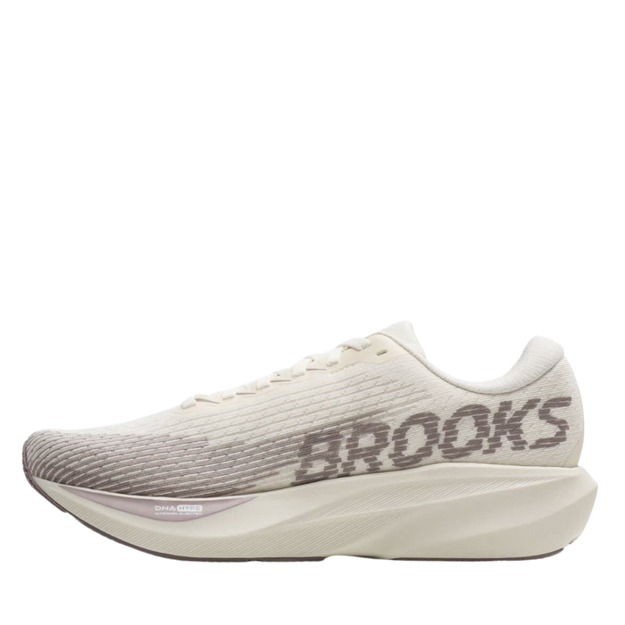 Brooks Women's Ghost Amp Running Shoes in Arctic Wolf/Dove/Pink AW26