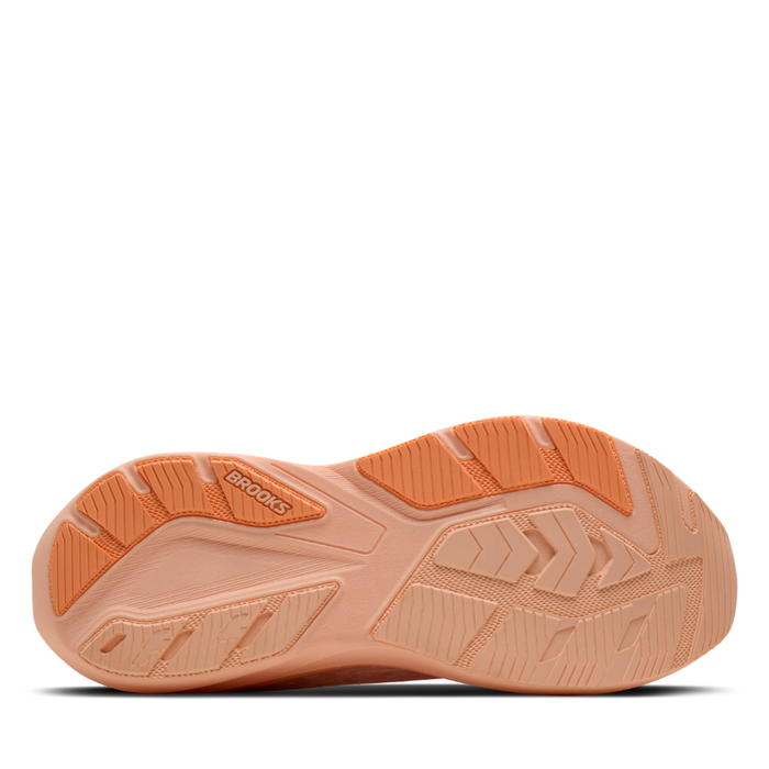 Brooks Women's Ghost Amp Running Shoes in Peach/Peach/White AW26