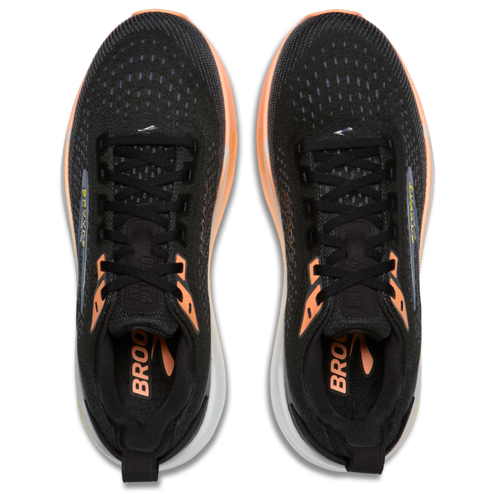 Brooks Women's Ghost Max 4 Running Shoes in Black/Folkstone/Cyber Peach AW26