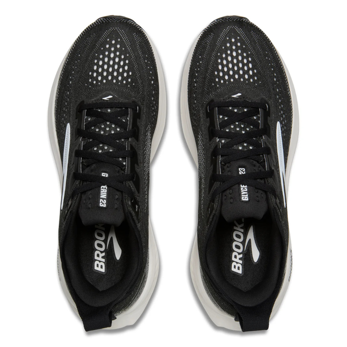 Brooks Women's Glycerin 23 Wide Fitting (D) Running Shoes in Black/Grey/White AW26