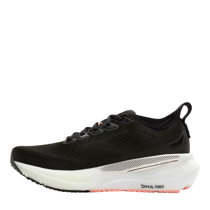 Brooks Women's Glycerin GTS 23 Running Shoes in Black/Peach/Nightlife AW26