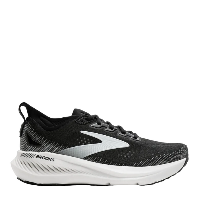 Brooks Women's Glycerin GTS 23 Wide Fitting (D) Running Shoes in Black/Grey/White AW26