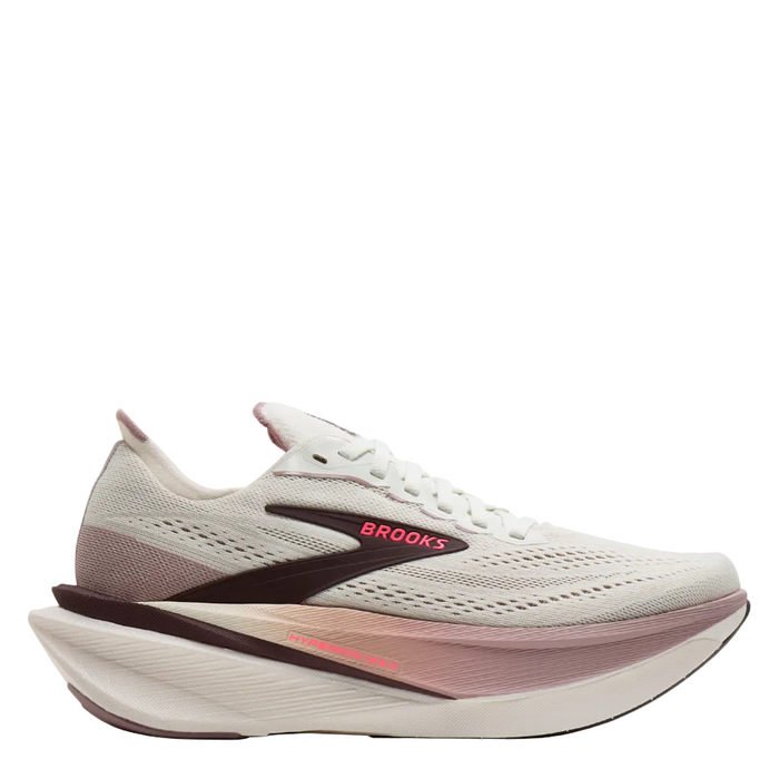 Brooks Women's Hyperion Max 4 Running Shoes in Coconut/Raisin/Pink AW26
