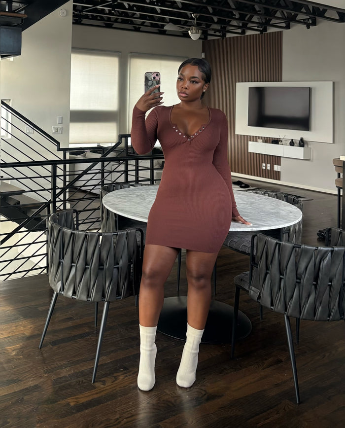 Brown LJ dress