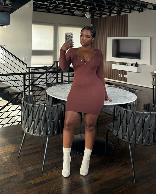 Brown LJ dress