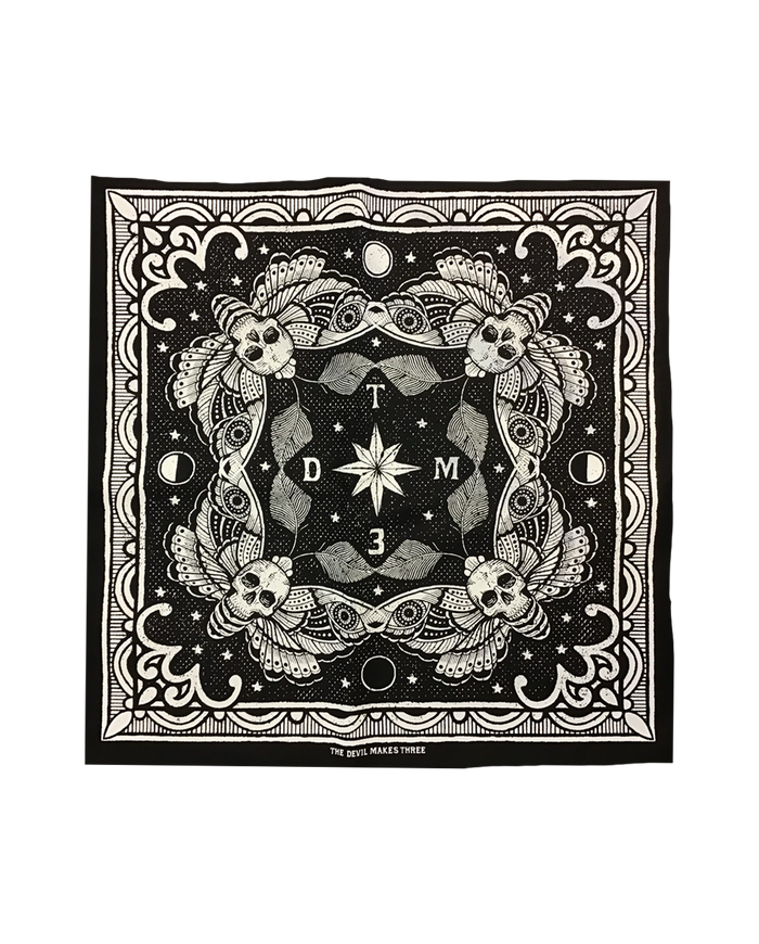 Butterfly Bandana (Black)