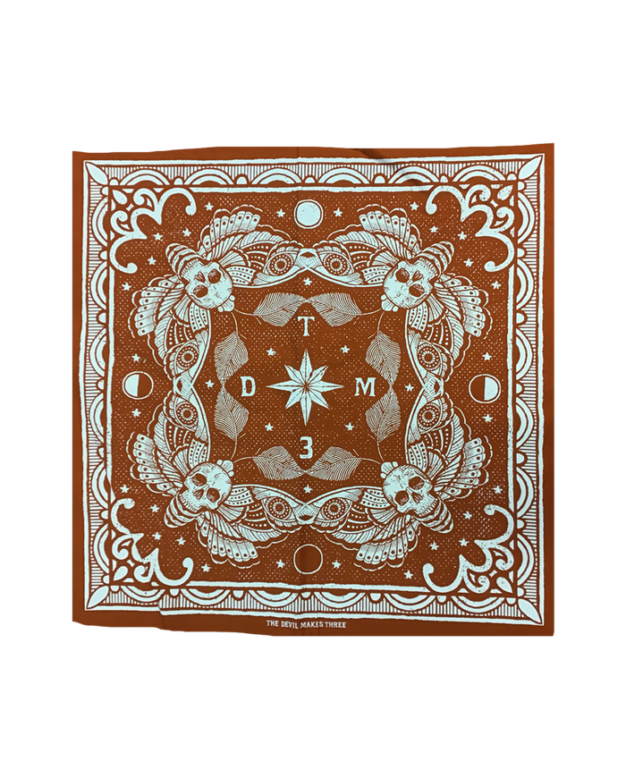 Butterfly Bandana (Rust)
