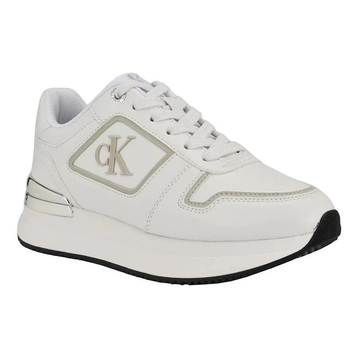 Calvin Klein Women's Vidya Almond Toe Casual Lace - up Sneakers CKW67 - Runner