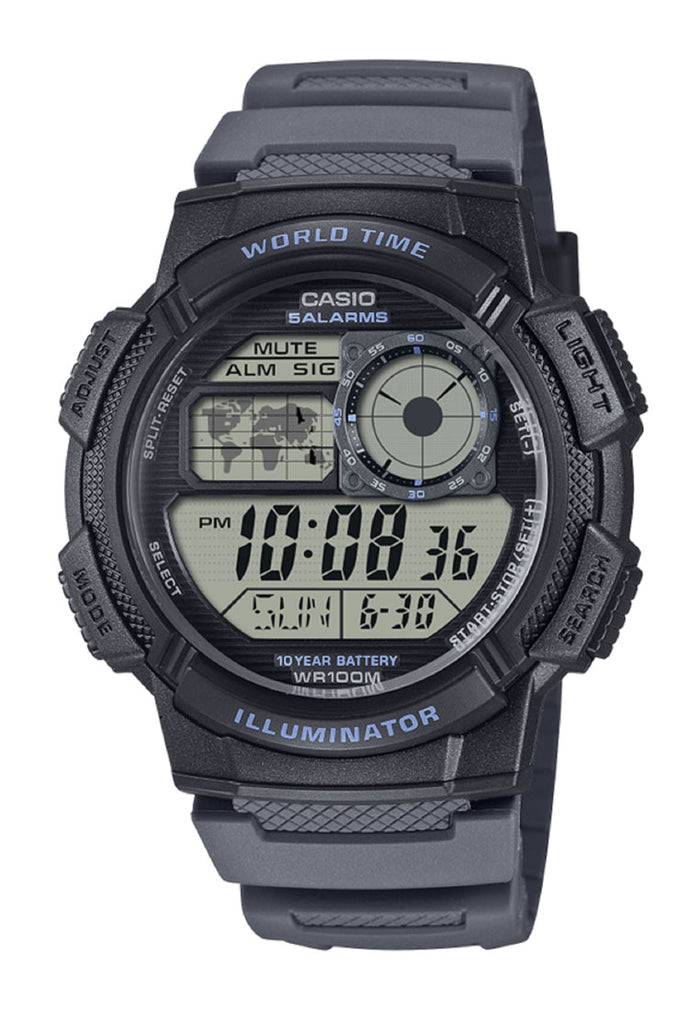Casio AE-1000W-8A Digital Rubber Strap Watch For Men-Watch Portal Philippines