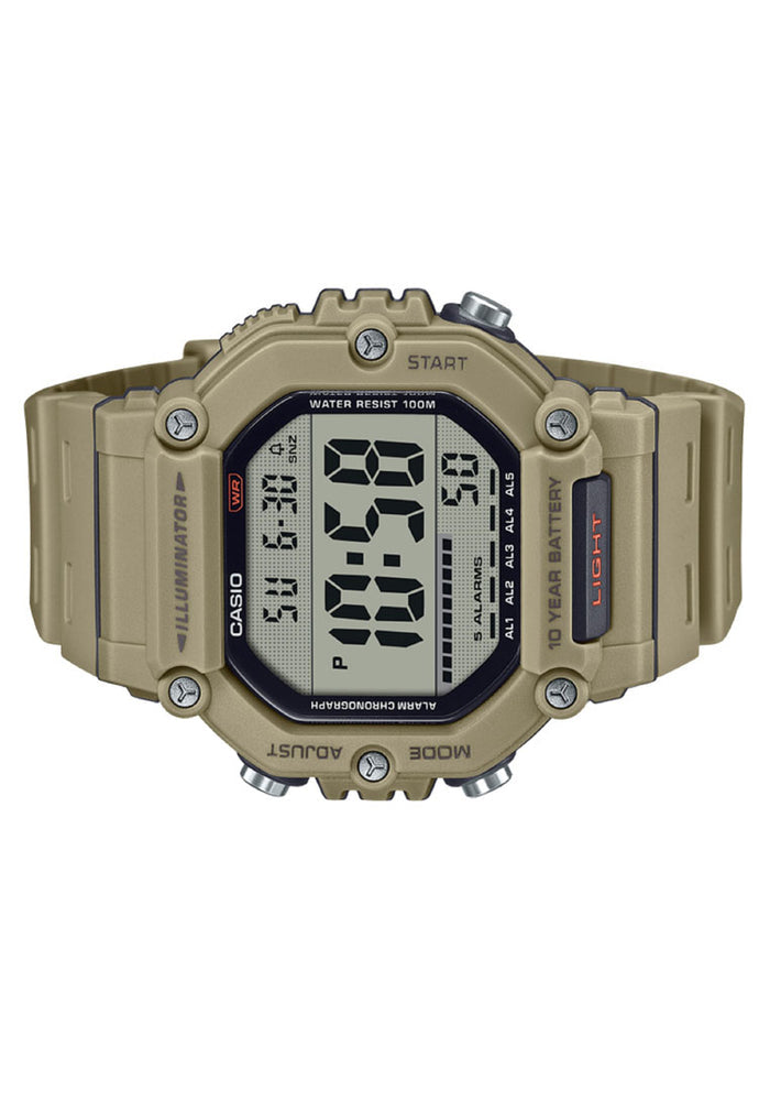 Casio AE-1600H-5A Digital Rubber Band Watch For Men-Watch Portal Philippines