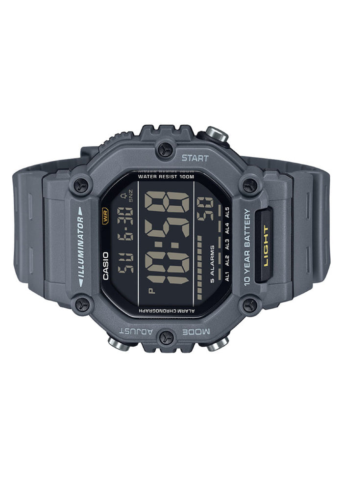 Casio AE-1600H-8B Digital Rubber Band Watch For Men-Watch Portal Philippines