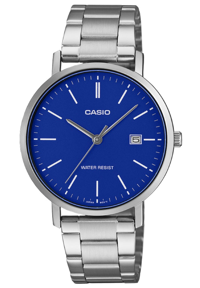 Casio Analog Stainless Steel Strap Watch for Men MTP-VT05D-2EDF-Watch Portal Philippines
