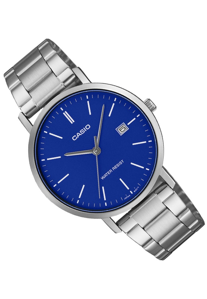 Casio Analog Stainless Steel Strap Watch for Men MTP-VT05D-2EDF-Watch Portal Philippines