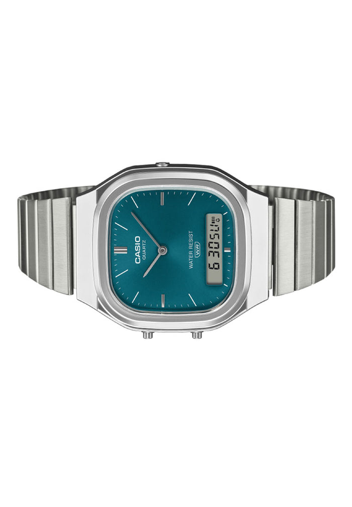 Casio AQ-240E-3A Digital Analog Stainless Steel Strap Watch-Watch Portal Philippines