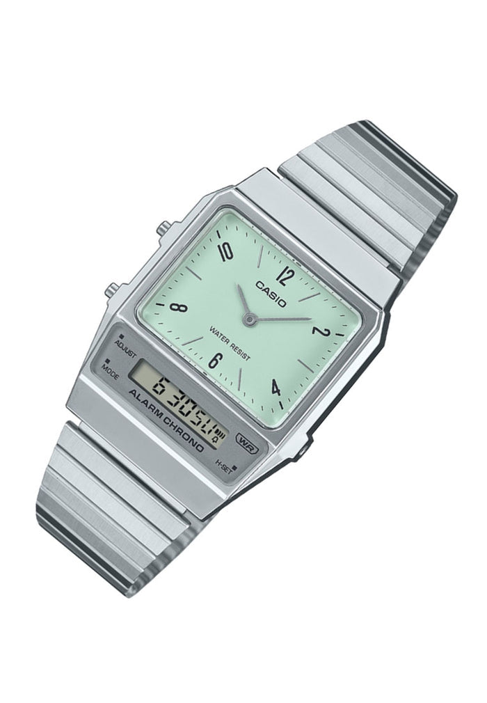Casio AQ-800E-3A Digital Analog Stainless Steel Strap Watch For Men-Watch Portal Philippines