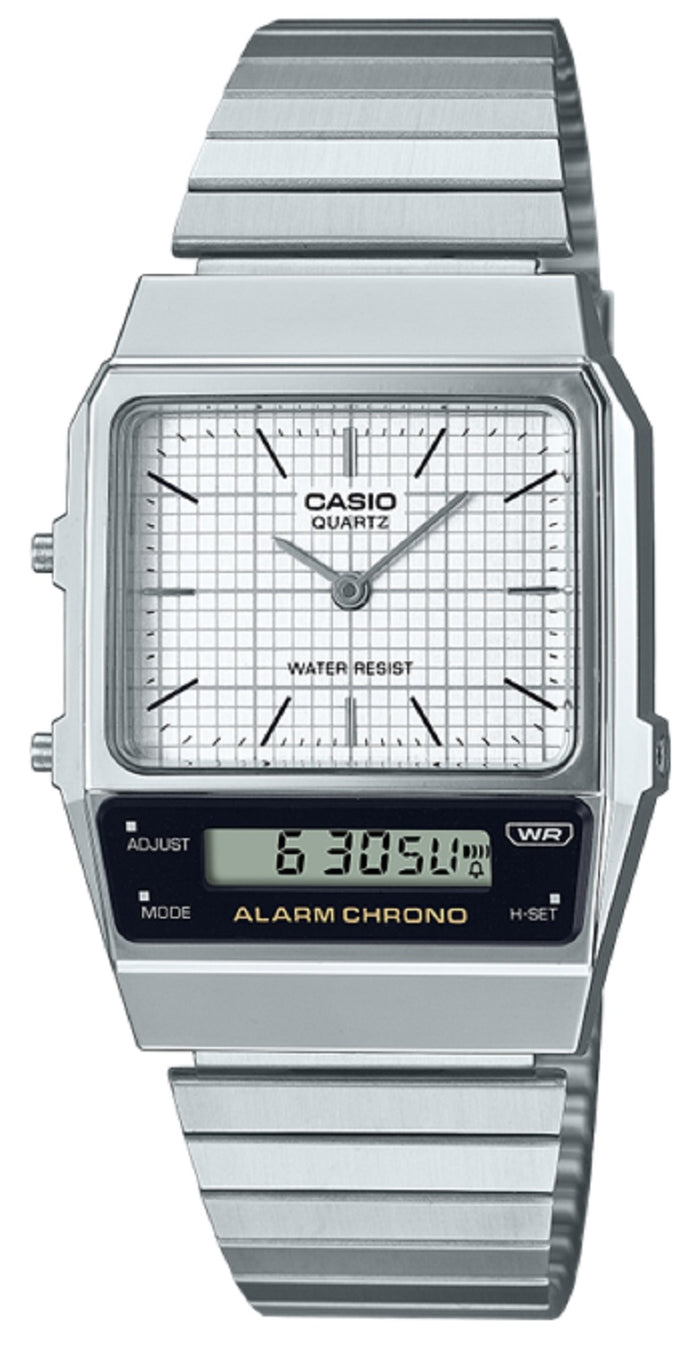 Casio AQ-800E-7A Digital Analog Stainless Steel Strap Watch-Watch Portal Philippines