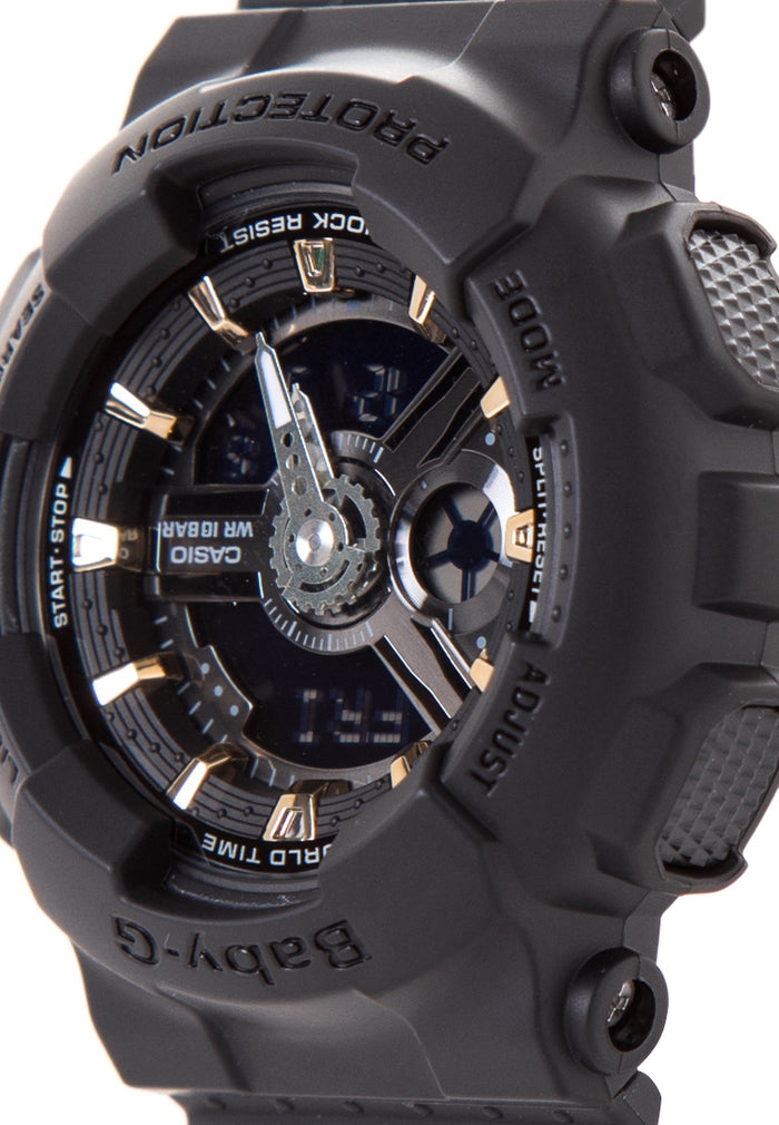 Casio Baby-g BA-110GA-1A Digital Analog Rubber Strap Watch For Women-Watch Portal Philippines