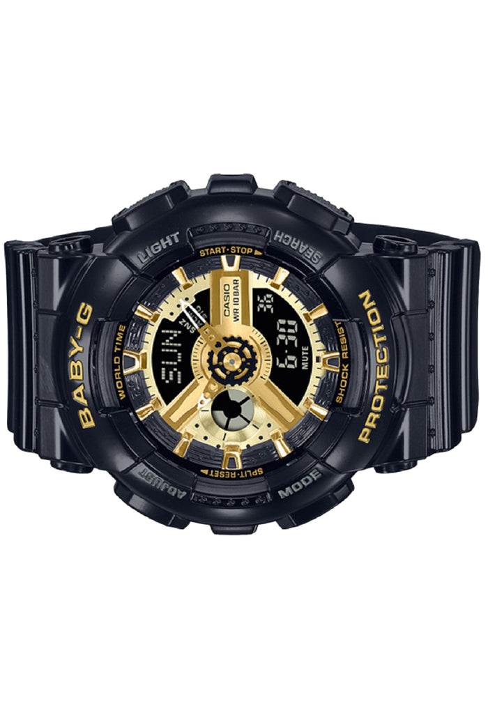 Casio Baby-g BA-110X-1A Digital Analog Rubber Strap Watch For Women-Watch Portal Philippines