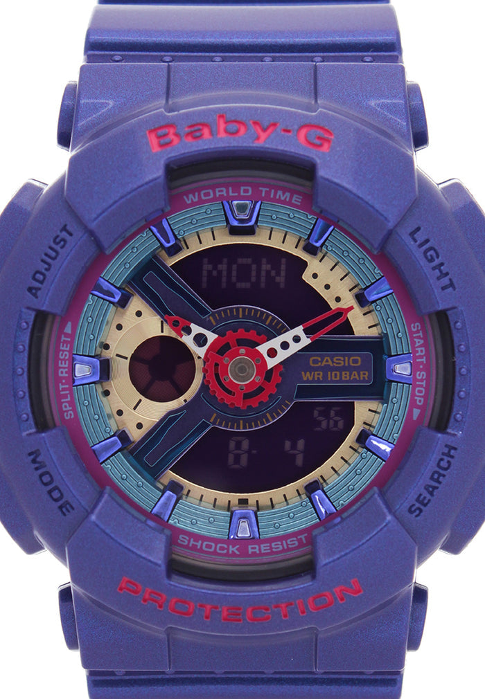 Casio Baby-g BA-112-2A Digital Analog Rubber Strap Watch For Women-Watch Portal Philippines