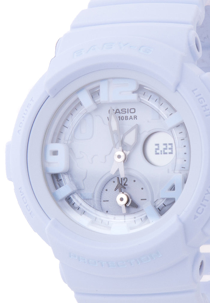 Casio Baby-g BGA-190BC-2B Digital Analog Rubber Strap Watch For Women-Watch Portal Philippines