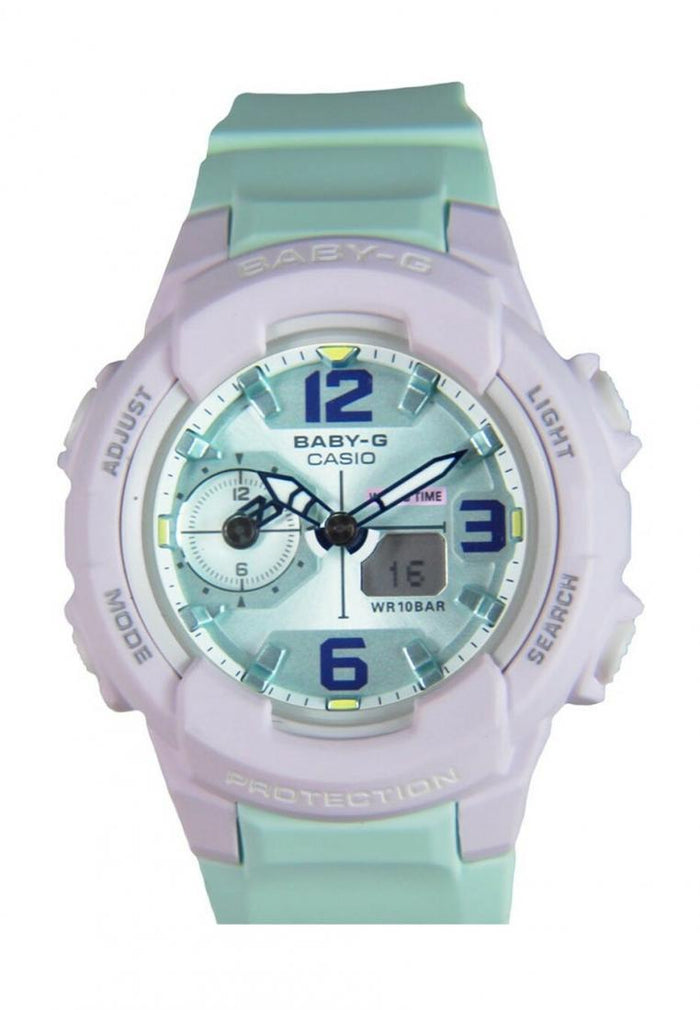 Casio Baby-g BGA-230PC-6B Digital Analog Rubber Strap Watch For Women-Watch Portal Philippines
