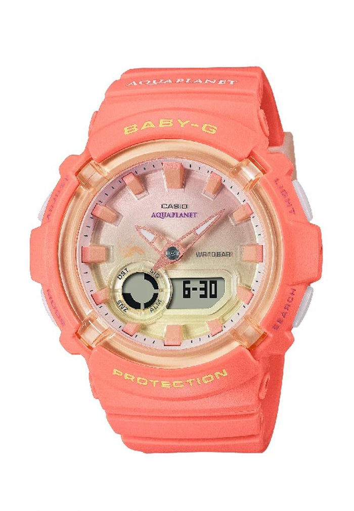 Casio Baby-g BGA-280AQ-4A Digital Analog Rubber Strap Watch For Women-Watch Portal Philippines