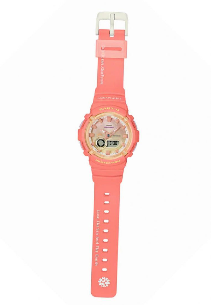 Casio Baby-g BGA-280AQ-4A Digital Analog Rubber Strap Watch For Women-Watch Portal Philippines