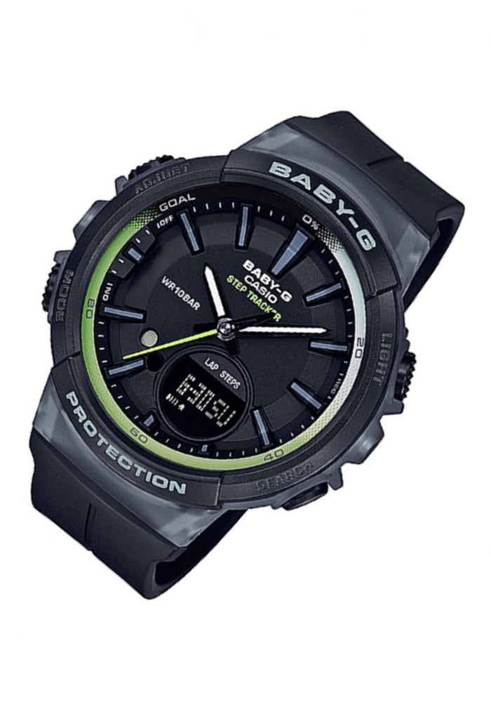 Casio Baby-g BGS-100-1A Digital Analog Rubber Strap Watch For Women-Watch Portal Philippines