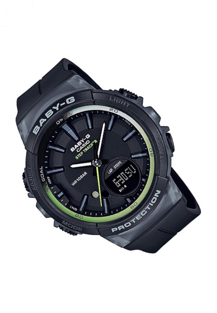 Casio Baby-g BGS-100-1A Digital Analog Rubber Strap Watch For Women-Watch Portal Philippines