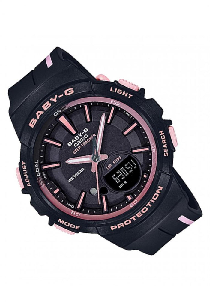 Casio Baby-g BGS-100RT-1A Digital Analog Rubber Strap Watch For Women-Watch Portal Philippines